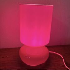 Vintage IKEA Lamp Hot Pink Lykta Glass Lamp Pink Magenta Fuchsia picture