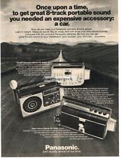 1976 Panasonic Double Dynamite Big Mike Super Stereo 8-track Player Vintage Ad picture