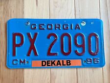 1995 Dekalb County Georgia License Plate picture