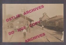 Eyota MINNESOTA RPPC 1910 DEPOT TRAIN STATION nr St. Charles Rochester Dover MN picture