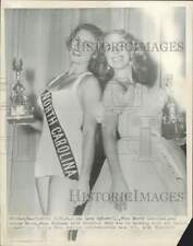 1950 Press Photo Lu Long Ogburn & Jeanne Moody at Miss America Preliminaries picture