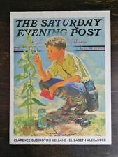 Vintage Saturday Evening Post August 27, 1932  Eugene Iverd Artwork Cover Only picture