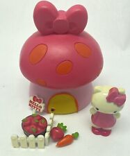 Sanrio Hello Kitty 8 Piece Ceramic Mini Garden Set 2014 House Veggies Fence + picture