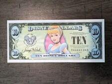 2007 Disney Dollar Ten Dollar ($10) Cinderella Bill Uncirculated Condition picture