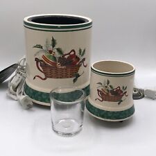 2 NEW CRAZY MOUNTAIN CANDLE WARMERS CHRISTMAS PATTERN picture