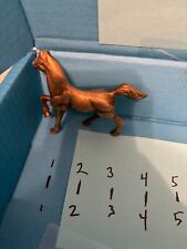 Vintage Solid Brass Horse 3.5 x 3 picture