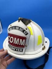 RARE American Heritage King County Commissioner Fire Helmet Excellent Condition  picture
