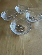 Set of 4 Heisey Diamond Point  Nut Cups / Condiment Cup / Prep Cup 2 picture