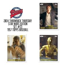 2024 Throwback Thursday Star Wars Edition Set #23 - 1957 Topps Baseball Presale picture