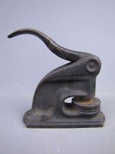 Vintage Cast Iron Corporate Embosser Seal Stamp Press Andrews Oil Gas New Mexico picture