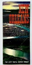 1950s New Orleans Louisiana VTG Travel Brochure City You'll Never Forget NOLA LA picture