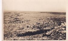 Original WWI RPPC Real Photo Postcard 90th DIVISION DUG IN ST MIHIEL BATTLE 869 picture