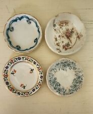 Lot of 4 Antique Transferware Butter Pats Johnson Bros. Crindley picture