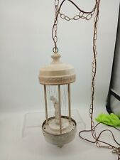 Vintage Hanging Goddess Mineral Oil Rain Lamp Light 28 In For Restoration  picture