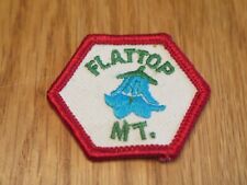 Vtg. Flattop Mountain Rocky Mountain National Park Colorado Trail Patch Unused picture