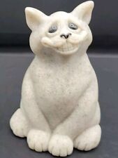 Quarry Critters Chico Smiling Cat Whimsical Figurine Second Nature Design 2000 picture