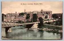 St. Mary's Academy Monroe Michigan MI 1907 Postcard picture