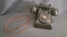 Vintage 1940’s Leich Non-Dial Crank Decor Bakelite Table Phone Telephone  As Is picture