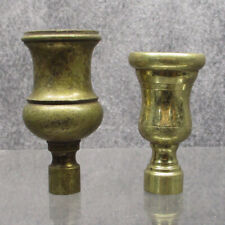 LOT #830: (2) Vintage Heavy Solid Brass Cups picture