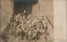 RPPC Football Team,Circa 1906 Real Photo Post Card Vintage picture