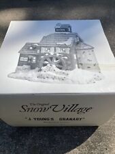 Dept 56 Snow Village - J. Young's Granary - W/ box, #56.5149-7, WORKS picture
