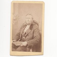 Antique Carte De Visite CDV Card Photograph Gentleman Sitting Portrait Curtiss picture