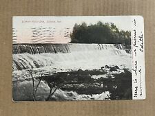 Postcard Goshen Indiana IN Elkhart River Dam Vintage UDB PC picture