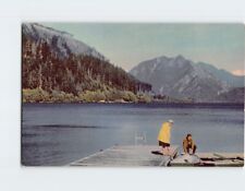 Postcard Lake Crescent Olympic National Park Washington USA picture
