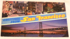 1965 Postmarked  Greetings From San Francisco California Postcard VTG picture