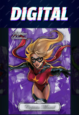 Topps Marvel Collect Sapphire Selections '24 Purple Exclusive Captain Marvel picture