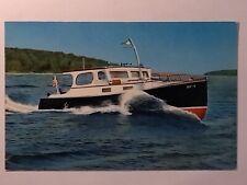 A Typical Cabin Cruiser On Chequamegon Bay Bayfield Wisconsin  Postcard picture