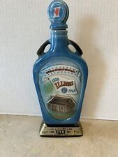 1968 Jim Beam Illinois Decanter Sesquicentennial 1818-1968 liquor bottle empty picture