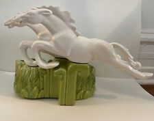 Mid  Century Art Deco Horse Planter Vintage MCM Boho Pottery Ceramic Rare Pony picture