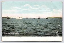 c1905~New York City Bay~Narrows~Boats~Staten Island~Brooklyn~Antique Postcard picture