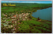 Postcard Aerial View Hilo Bay Hilo, HI F5 picture