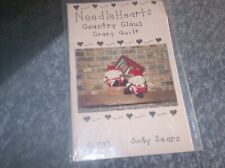 Vintage 1989 Pattern  NeedleHearts  Country Claus and Crazy Quilt by Judy Sears picture