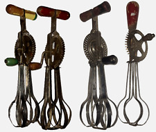 Lof of 4 Vintage Egg Beaters Mixers picture