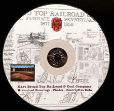 East Broad Top Railroad & Coal Co Historical Drawings Data & Photos files on DVD picture