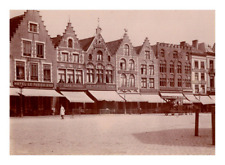 Belgium, Bruges, restaurants & cafes vintage print. 6x9 Citrate Print  picture
