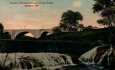 Baltimore Maryland Gwynn's Falls Edmonson Avenue Bridge Postcard  Posted 1913 picture