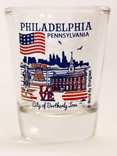 PHILADELPHIA PENNSYLVANIA GREAT AMERICAN CITIES COLLECTION SHOT GLASS SHOTGLASS picture