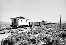 Nevada Northern Caboose, Desert Scene-8 x 10 Philip C. Johnson Hi-Rez Print picture