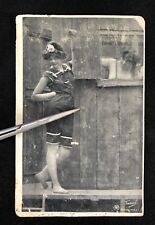 Antique Victorian Bathing Beauty Swimsuits Bathing Suits Traut Postcard picture