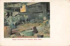 Vintage Postcard Copper Converters in a Smelter Butte Montana 1908 picture