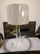 Visual Comfort Olsen Table Lamp in Crystal with Brass Finish picture
