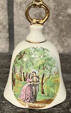 Vtg Currier & Ives Four Seasons of Life-Youth the Season of Love Porcelain Bell picture