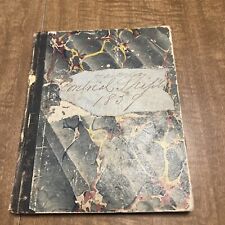 Rare 1859 blank lined Paper composition book unused Fd37 Slightly Pre Civil War picture