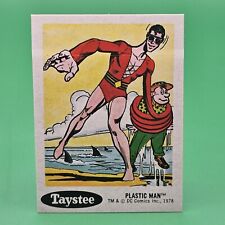 1978 Taystee Bread DC Superheroes Stickers Plastic Man #27 EX picture