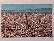 Panorama Of San Francisco Aerial View Postcard  picture