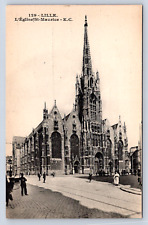 Vintage Postcard Lille L'Eglise St Maurice picture